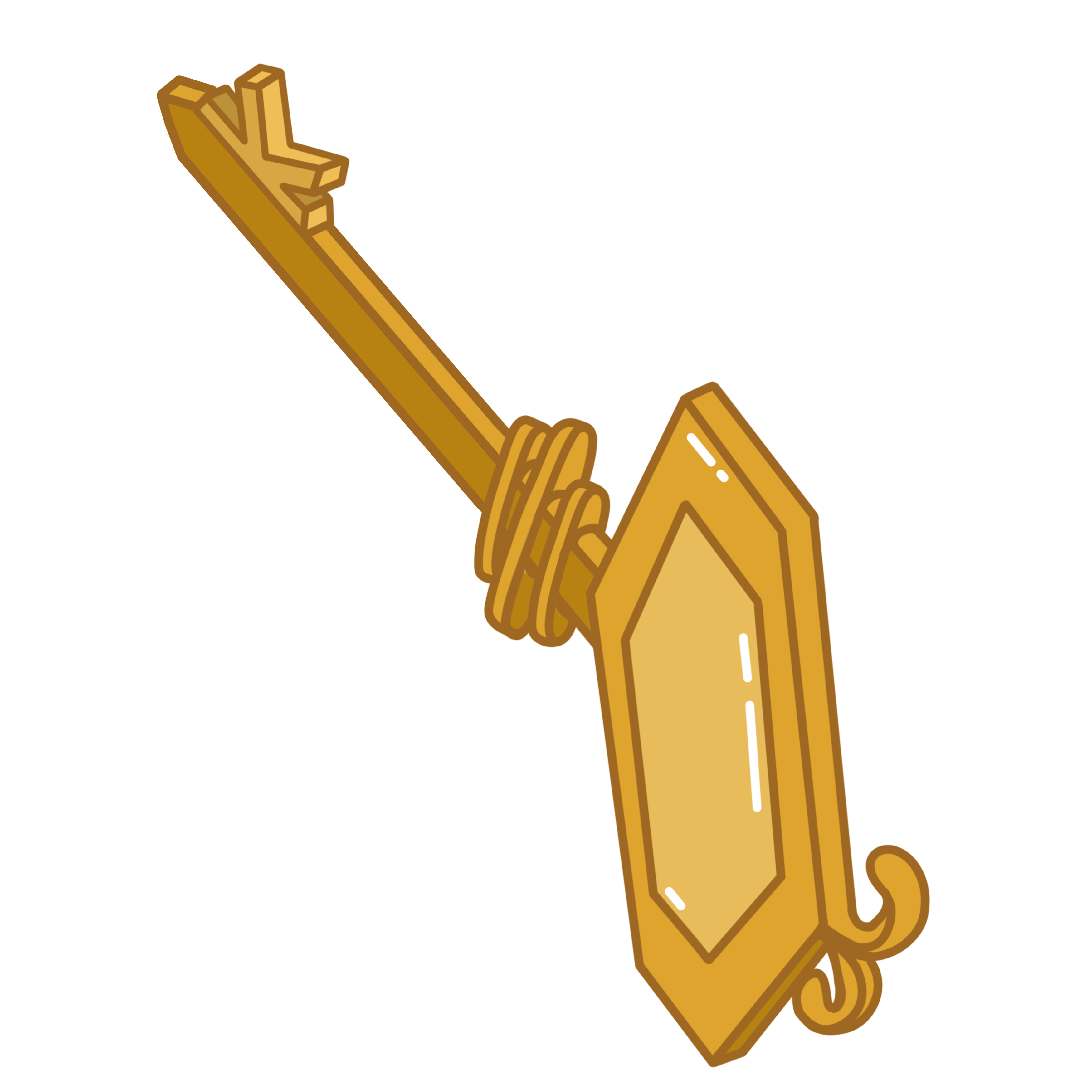 key in hole